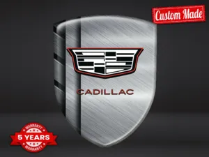Cadillac Distintivo Resina Design Lusso Adesivi Veicolo Alta Gamma